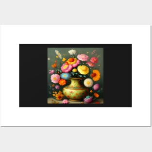 Kadupul Flowers Kadupuls Floral Arrangement Vibrant Mother Mom Art Gift Posters and Art